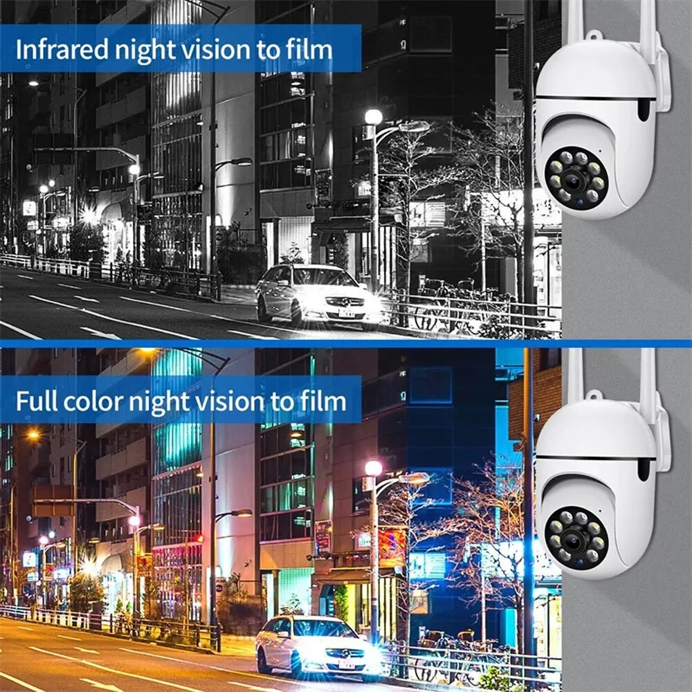 3MP Wifi IP Camera Outdoor Wired Security Surveillance Camera AI Human Tracking Two Way Audio Night Color Cam