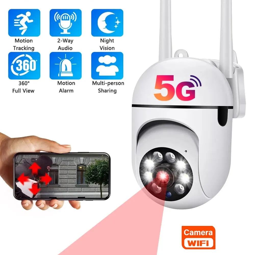 3MP Wifi IP Camera Outdoor Wired Security Surveillance Camera AI Human Tracking Two Way Audio Night Color Cam